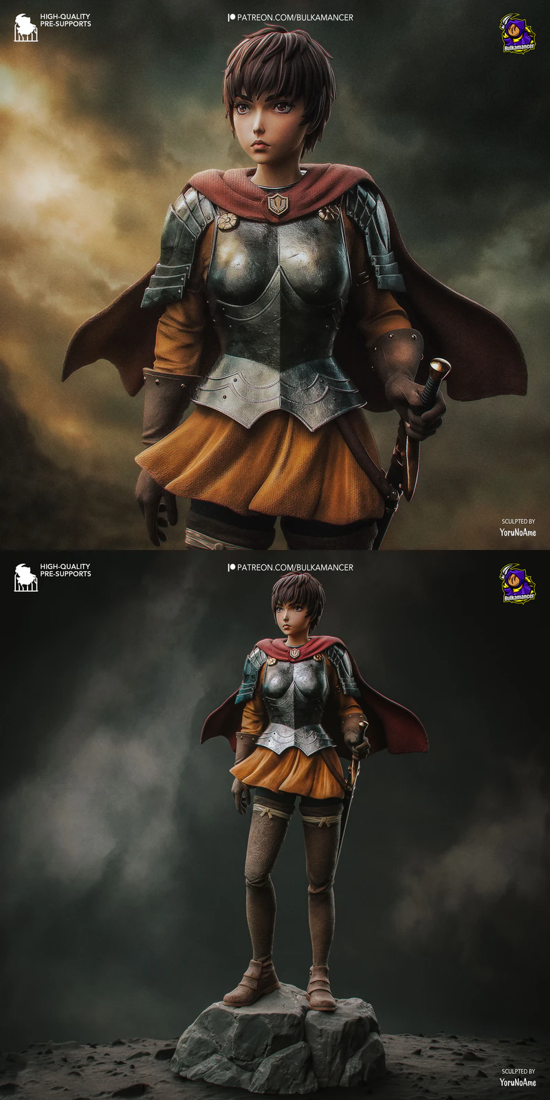 Casca Berserk 3D Printable STL Model for 3D Printer STL model for 3D printing