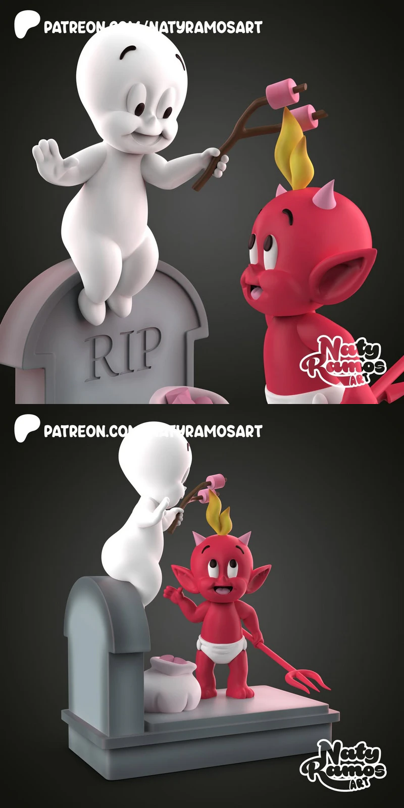 Casper Ghost STL File for 3D Printing STL model for 3D printing