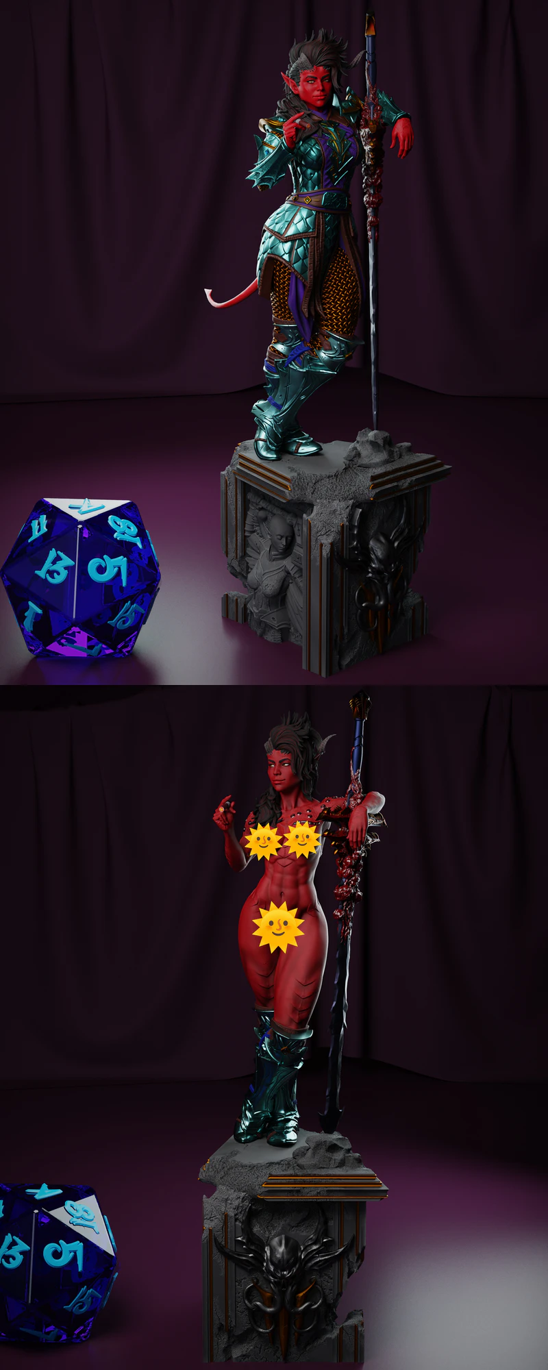 Karlach – Baldurs Gate 3 STL File for 3D Printing STL model for 3D printing