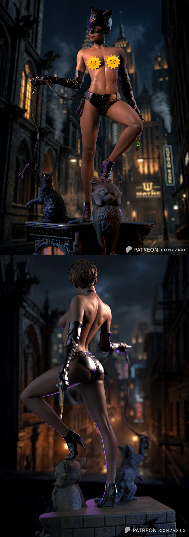Catwoman – Halle Berry Extra STL model for 3D printing