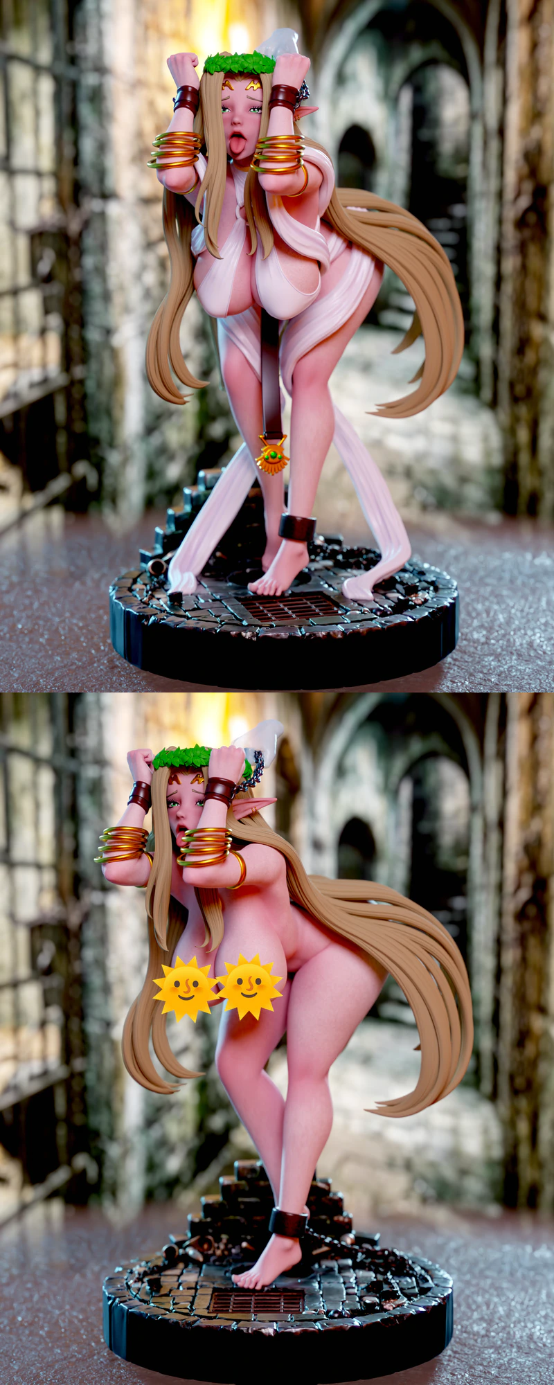 Celetine Lacrose Kuroinu STL model for 3D printing