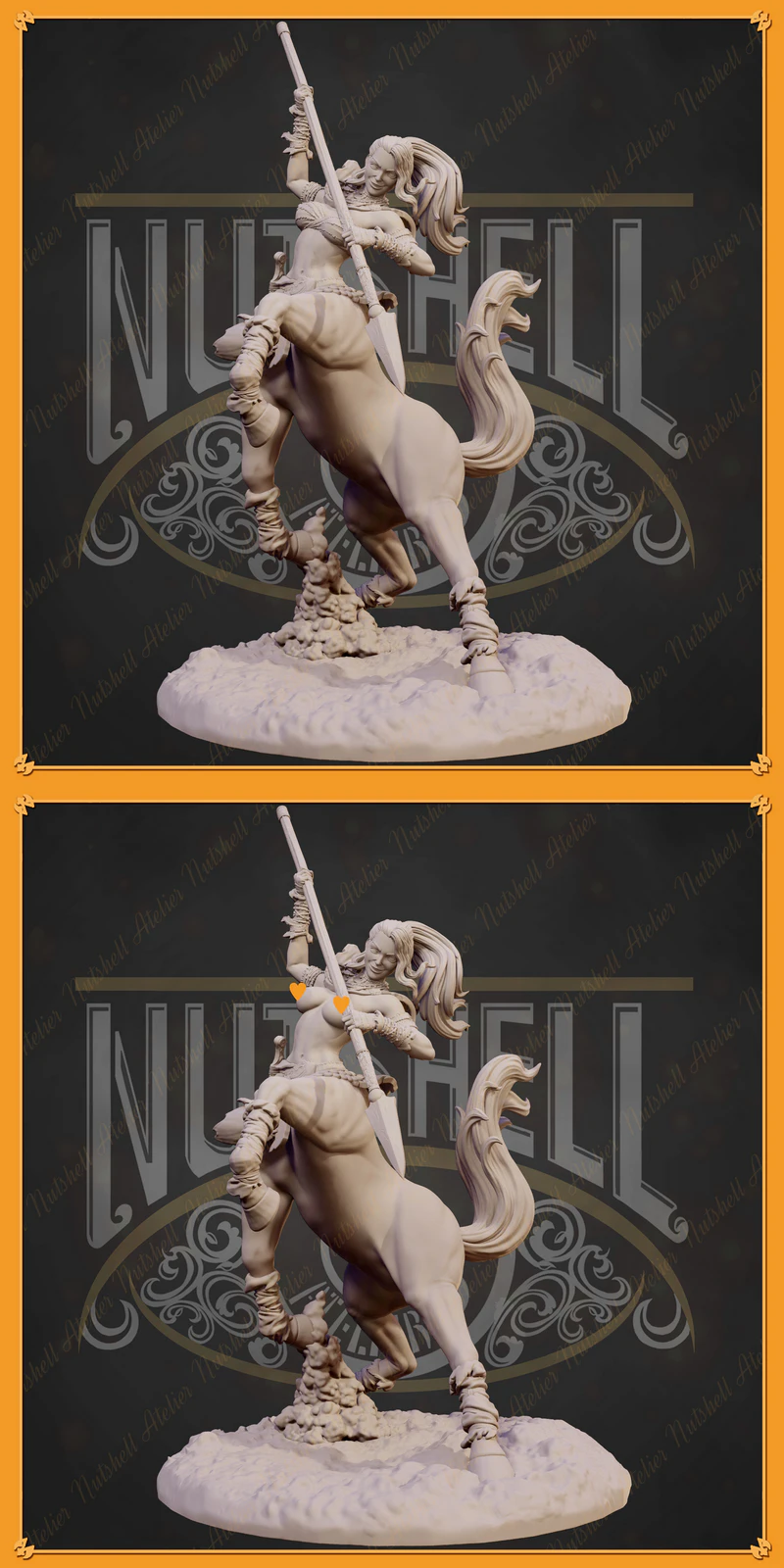 Centaur v2 STL model for 3D printing