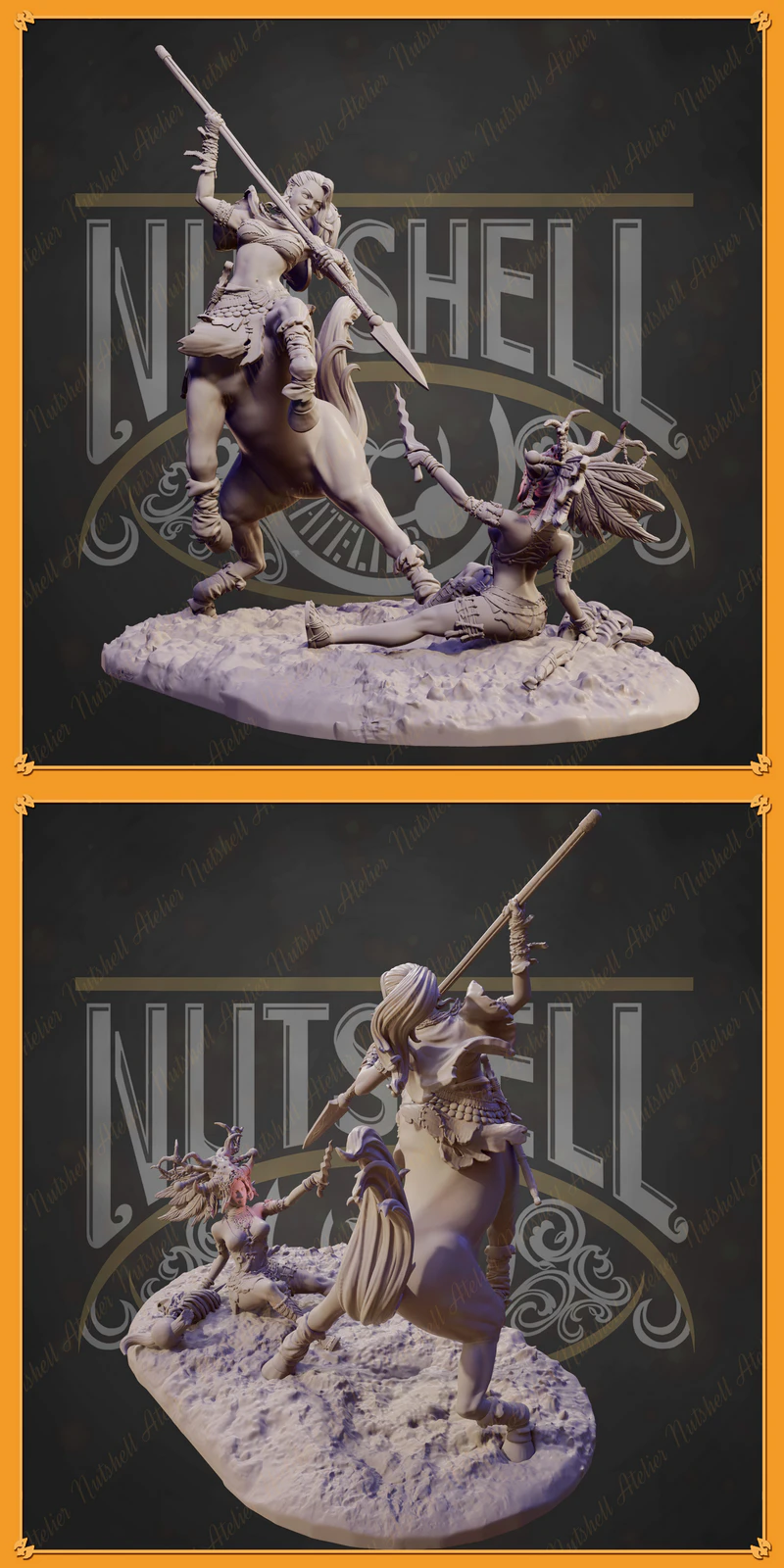 Centaur STL model for 3D printing