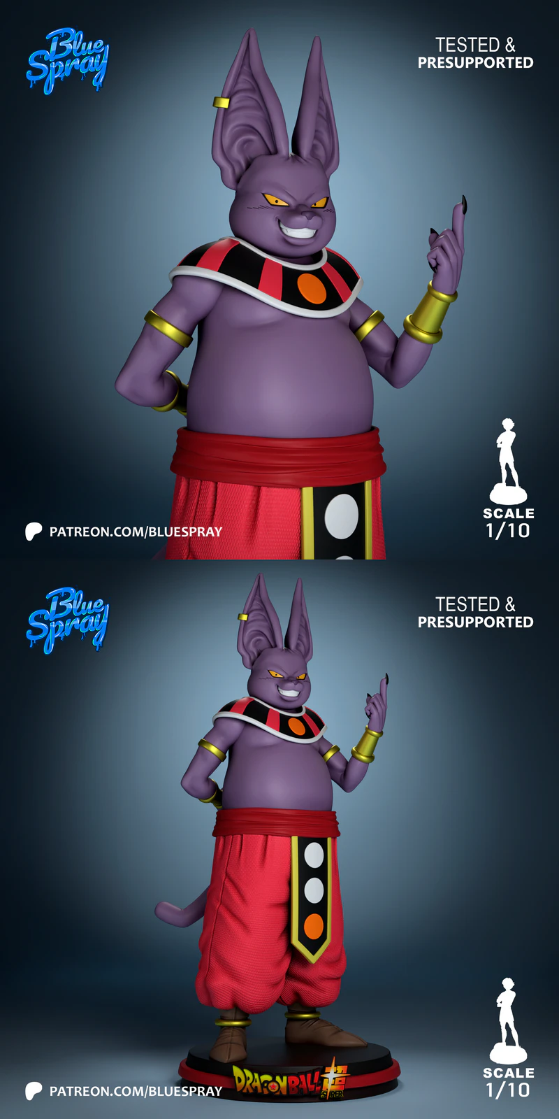Champa – Dragon Ball Super STL model for 3D printing