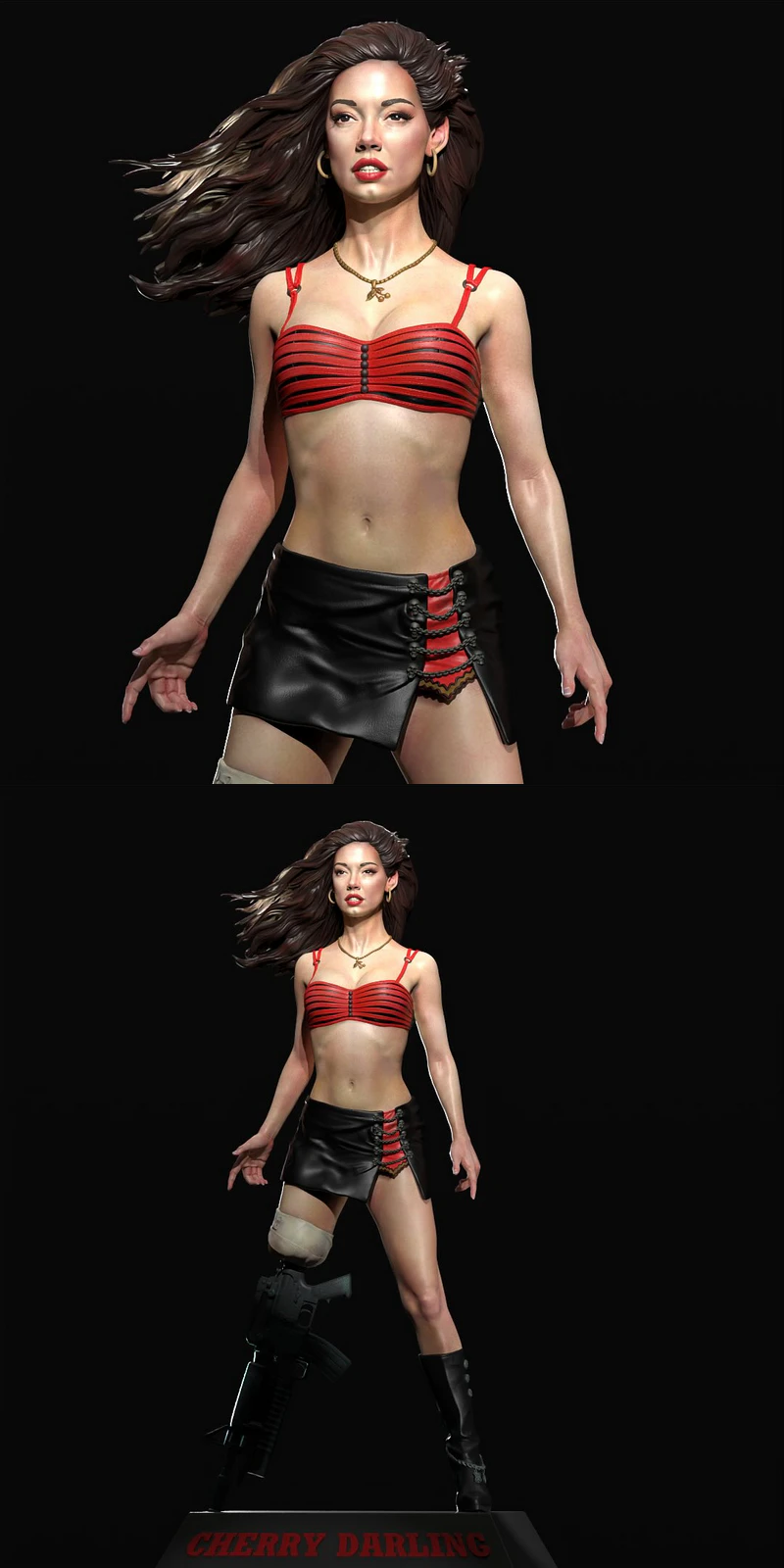 Cherry Darling STL Figure for 3D Printing STL model for 3D printing
