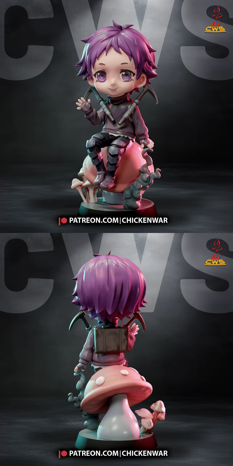 Chibi Ebisu – Dorohedoro STL model for 3D printing