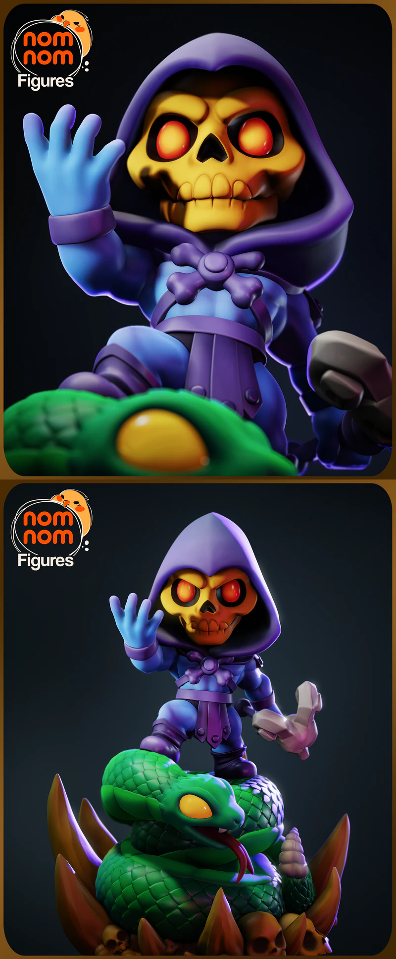 Chibi Skeletor – He-man STL model for 3D printing