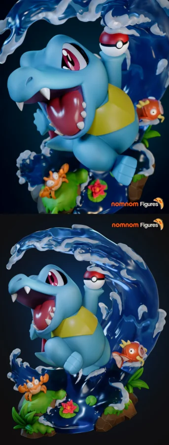 Chibi Totodile – Pokemon STL model for 3D printing