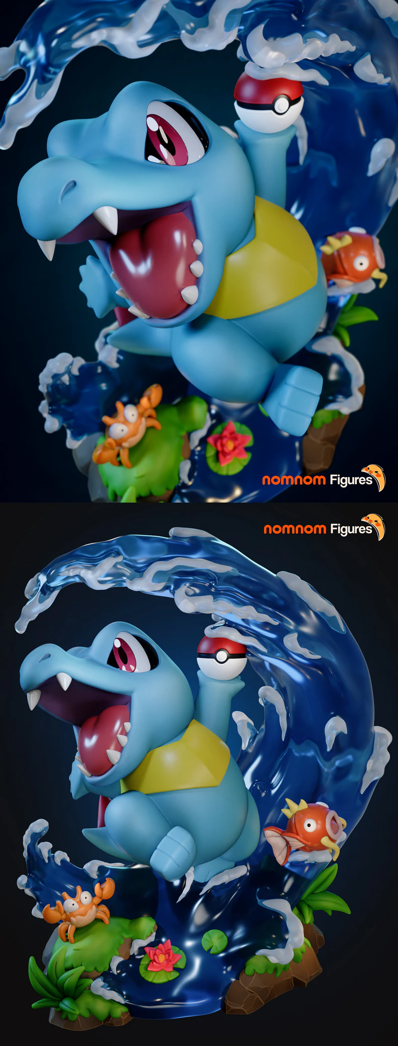 Chibi Totodile – Pokemon STL model for 3D printing