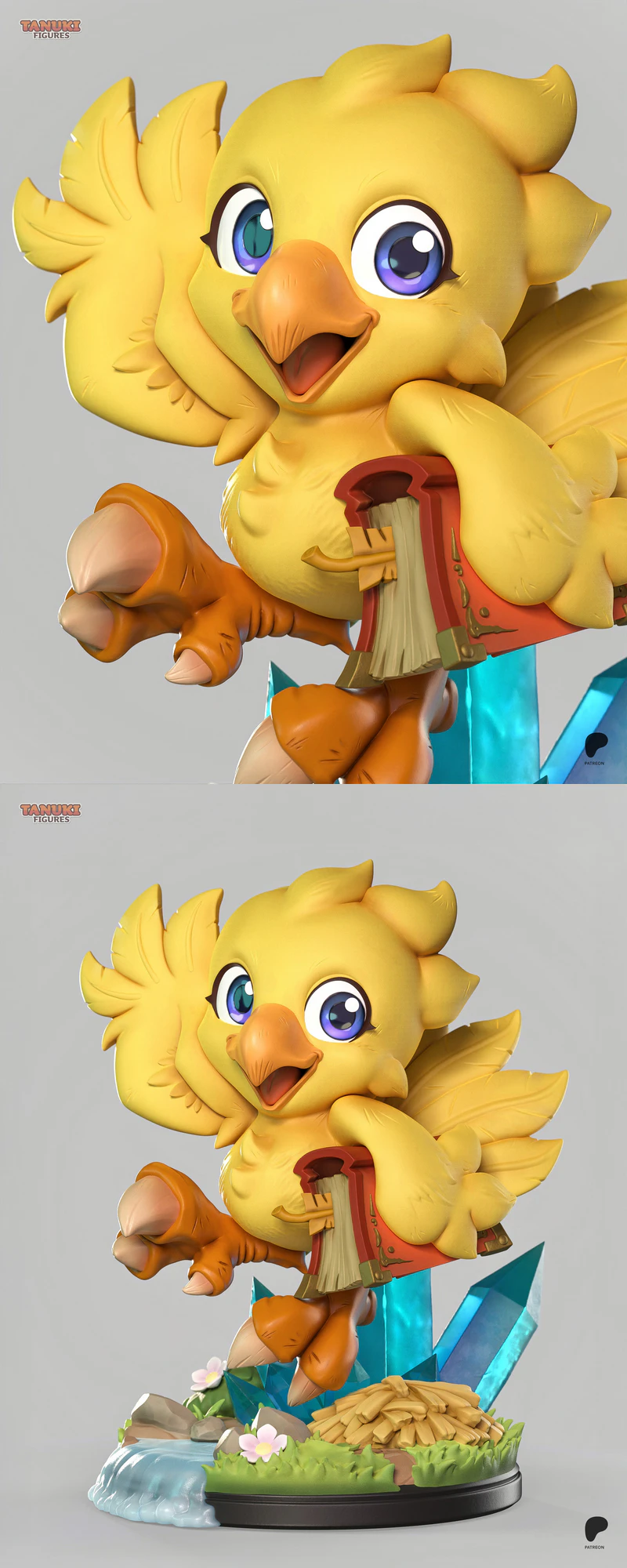 Chocobo – Final Fantasy – Chibi STL model for 3D printing