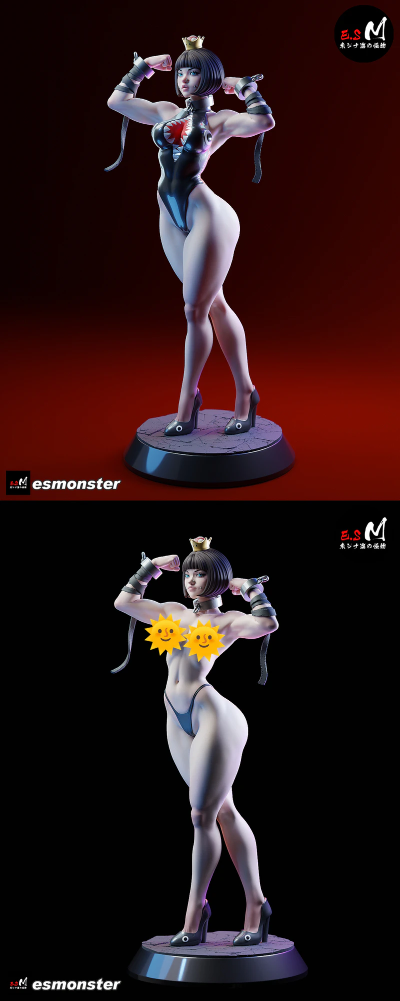 Chompette Fitness Ver. 3D Printable STL Figure for Resin Printer STL model for 3D printing