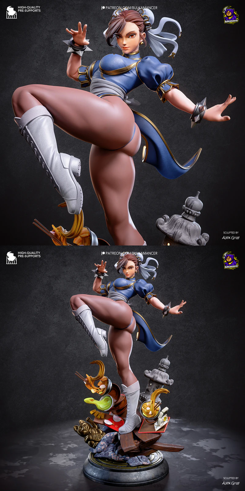 Chun-Li – Street Fighter STL model for 3D printing