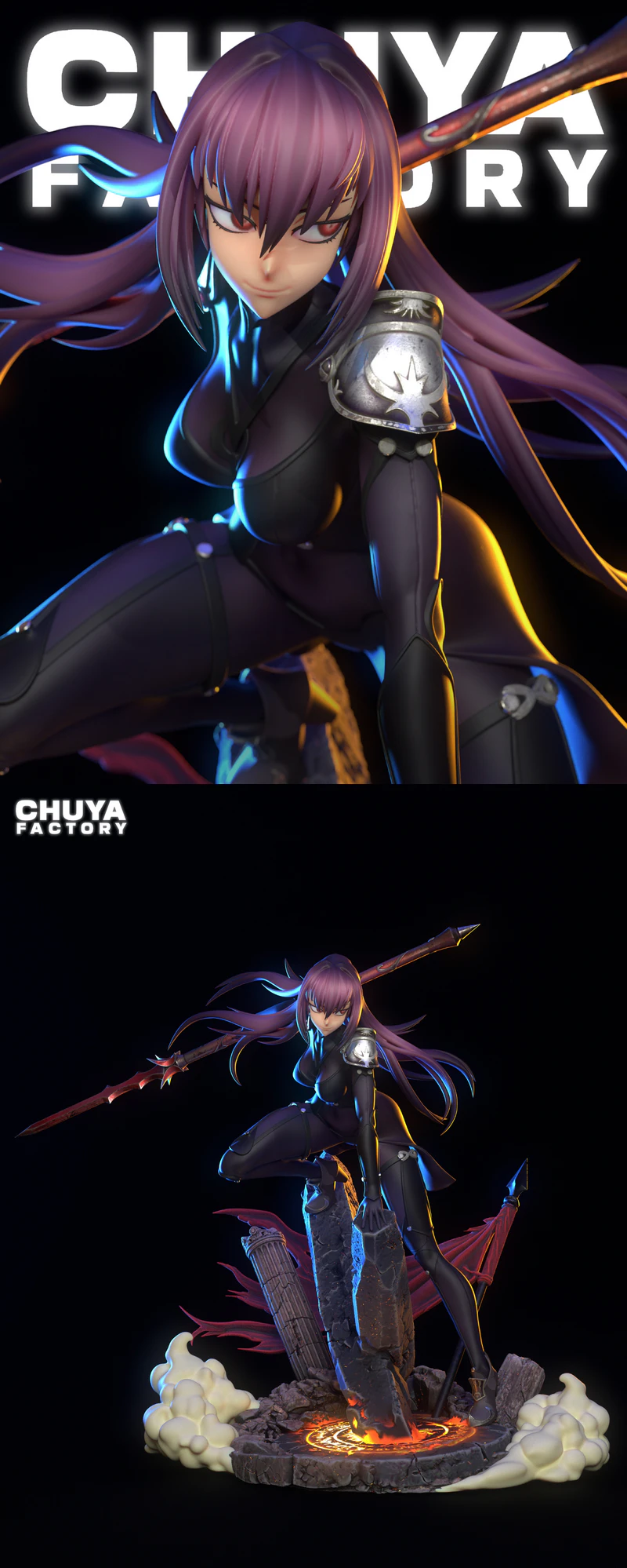 Scathach fate STL model for 3D printing