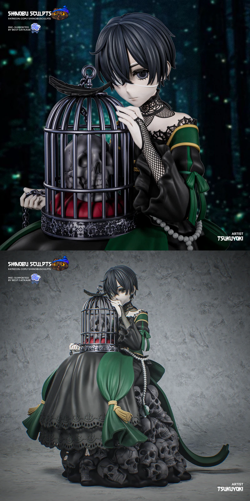 Ciel Phantomhive – Kuroshitsuji STL File for 3D Printing STL model for 3D printing