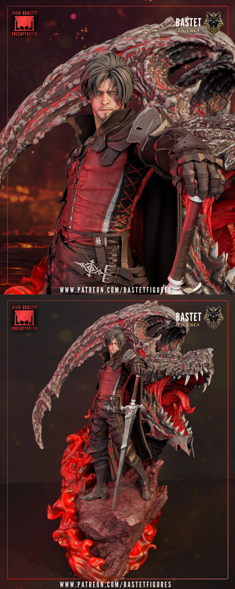 Clive Rosfield – Final Fantasy STL model for 3D printing