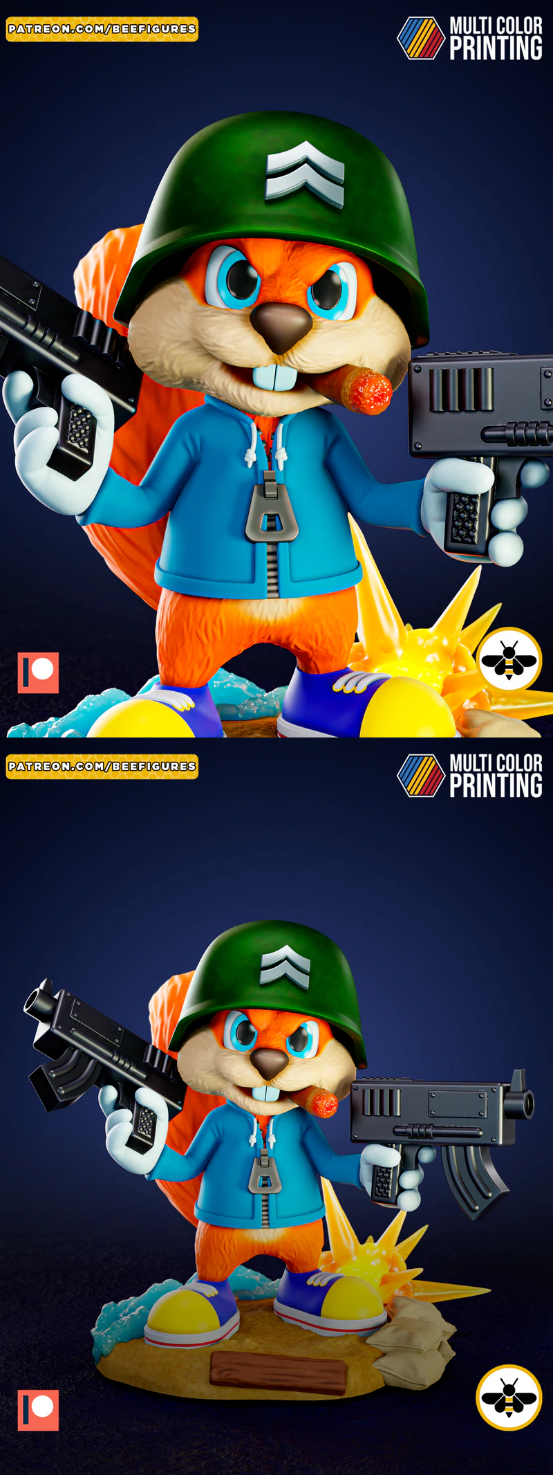 Conker – Conkers Bad Fur Day STL 3D Printable Figure STL model for 3D printing