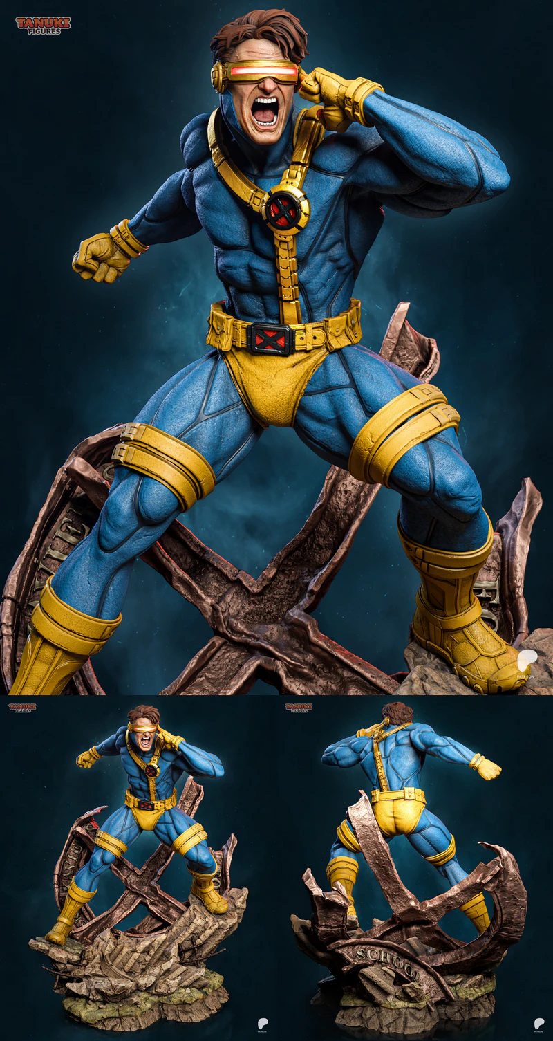 Cyclops X-Men – Fullsize STL File for 3D Printing STL model for 3D printing