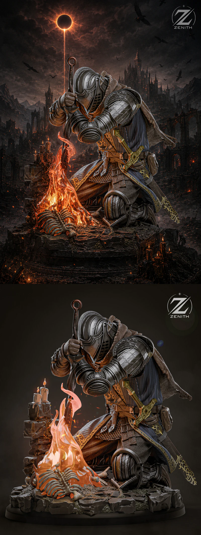DARK SOULS STL model for 3D printing
