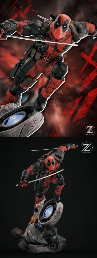 DEADPOOL STL model for 3D printing