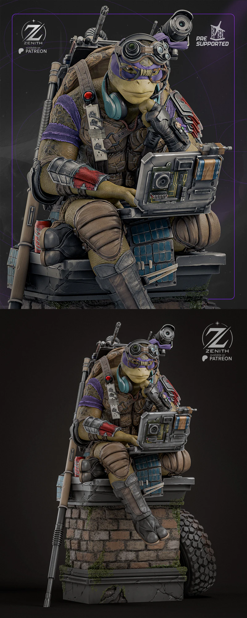DONATELLO TMNT STL model for 3D printing