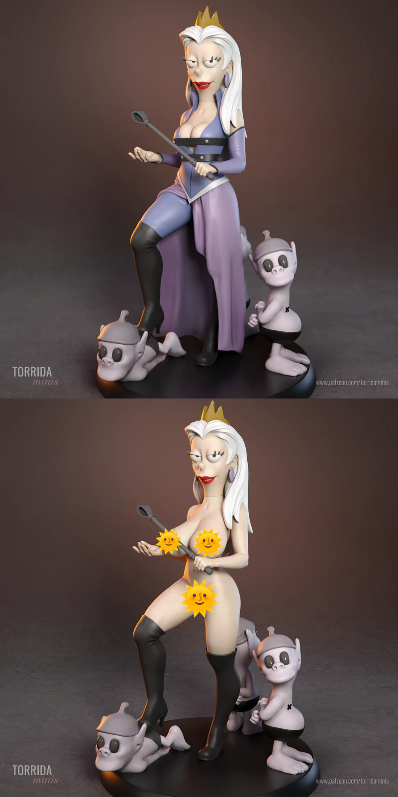 Dagmar from Disenchantment STL model for 3D printing