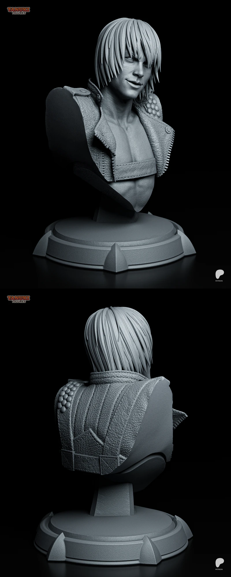 Dante – Devil May Cry 3 – Bust for 3D Printer STL model for 3D printing