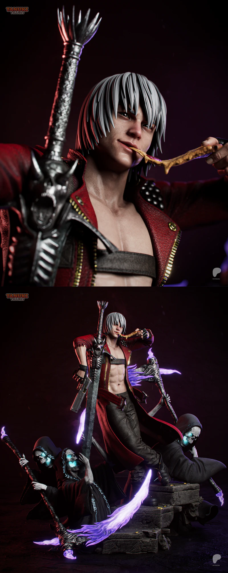 Dante Devil May Cry 3 STL for 3D Printer STL model for 3D printing