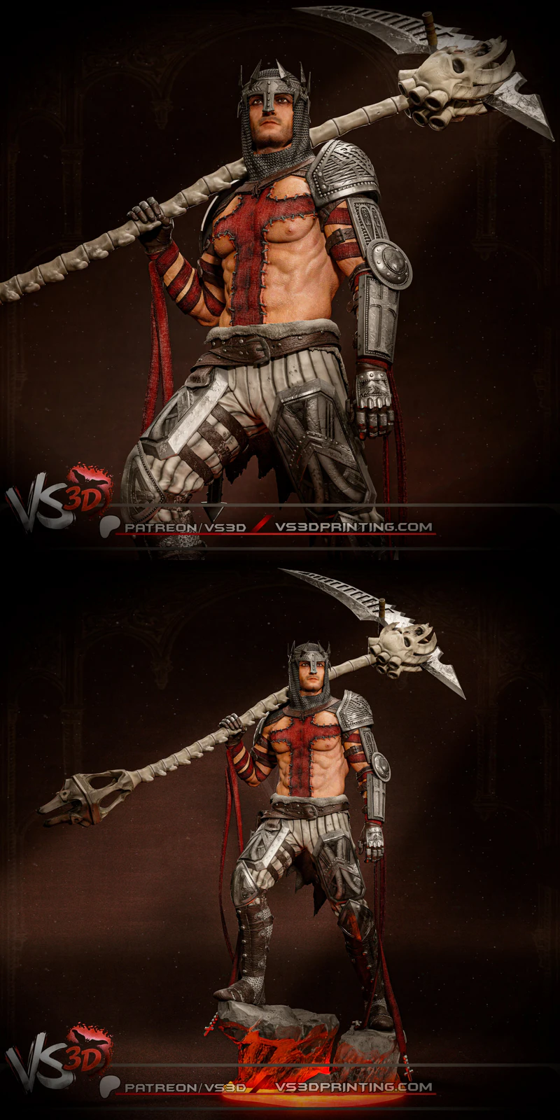 Dantes Inferno STL model for 3D printing