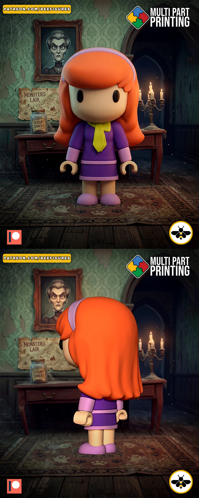 Daphne Blake – Scooby-Doo STL model for 3D printing