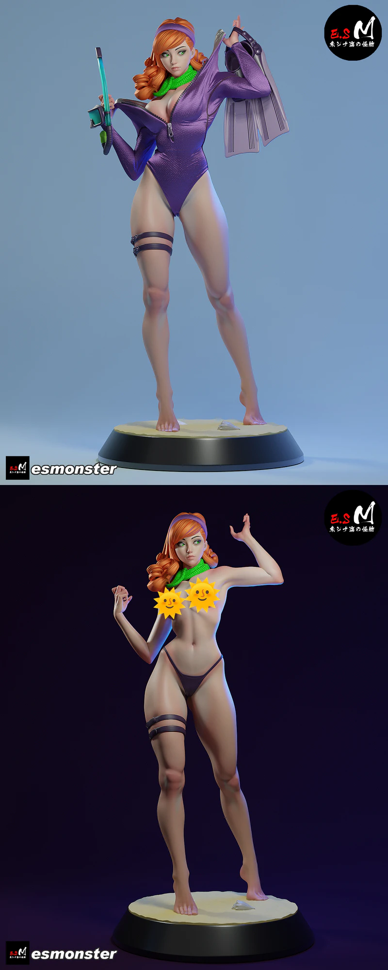 Daphne Dive Suit 3D Printable STL Model for Resin Printer STL model for 3D printing