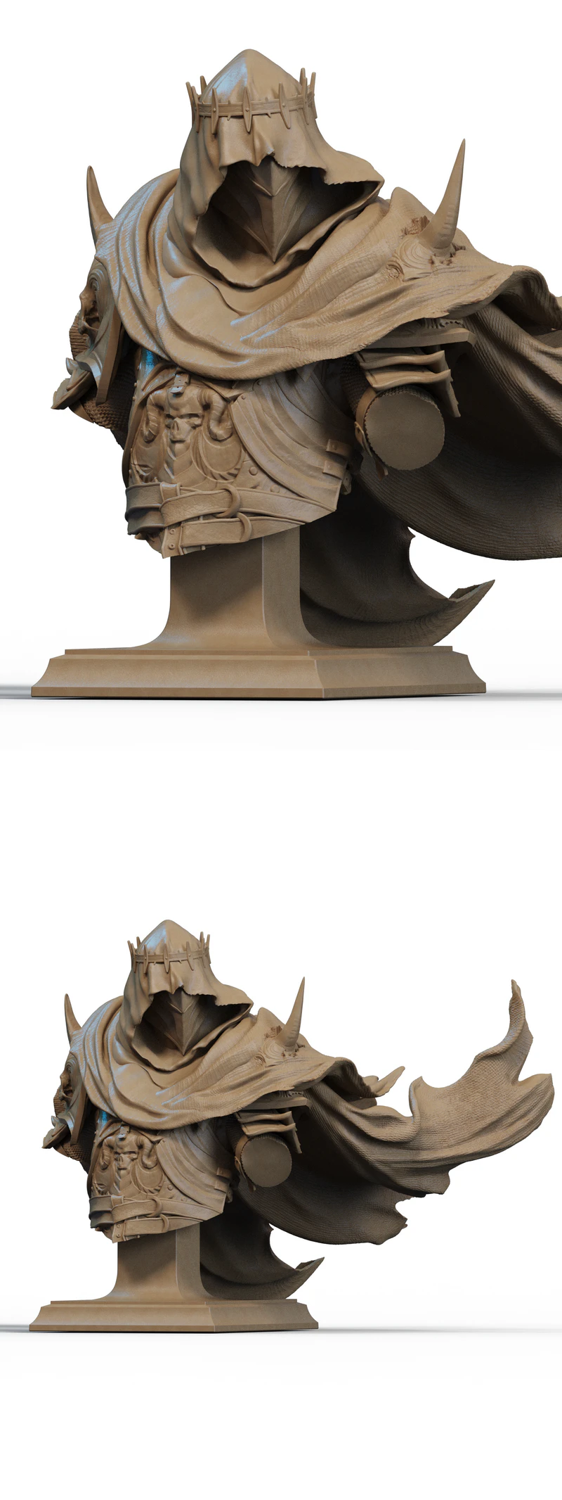 Dareios Bust 3D Printable STL Model STL model for 3D printing