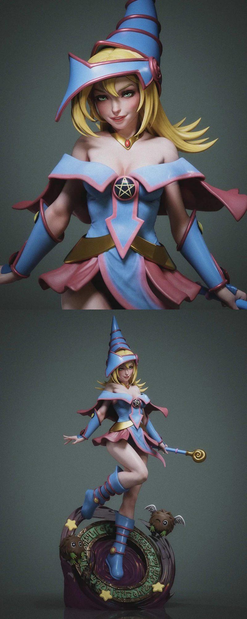 Dark Magician Girl STL model for 3D printing