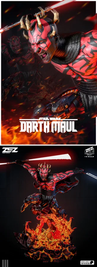 Darth Maul – Star Wars STL model for 3D printing