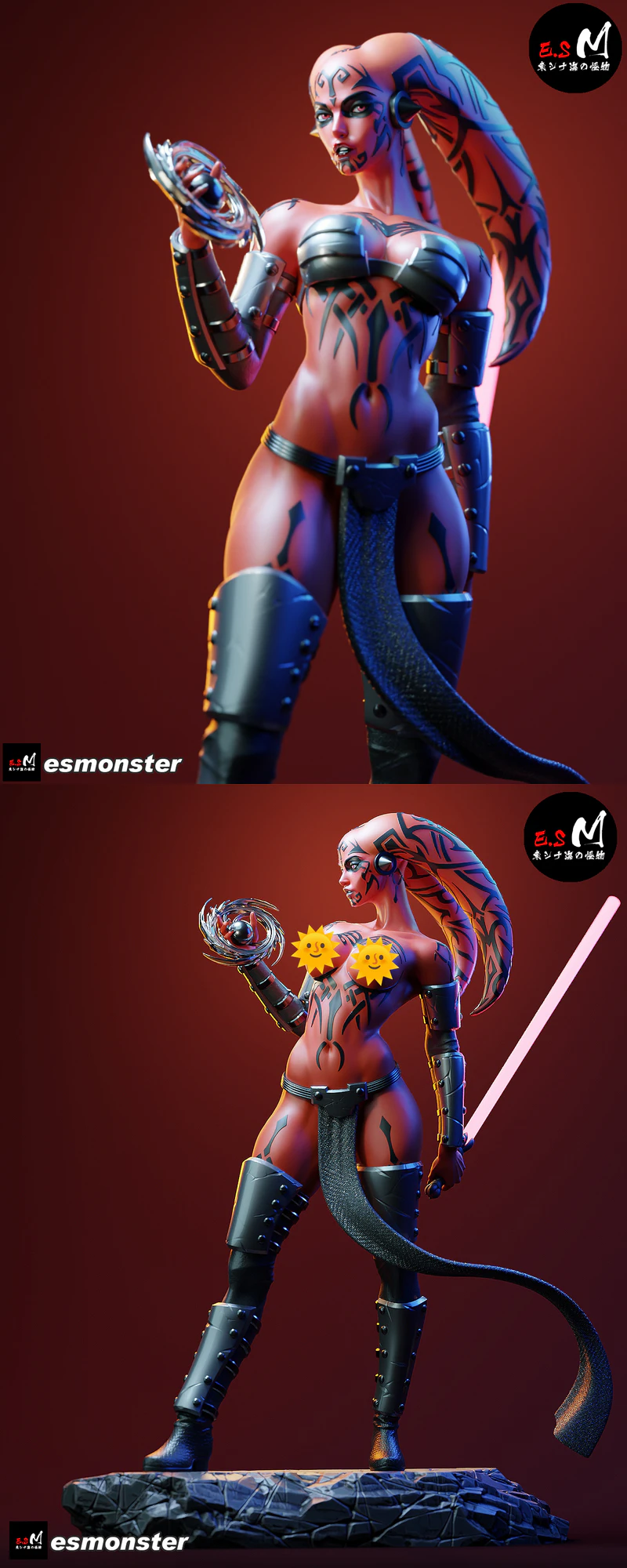 Darth Talon STL model for 3D printing