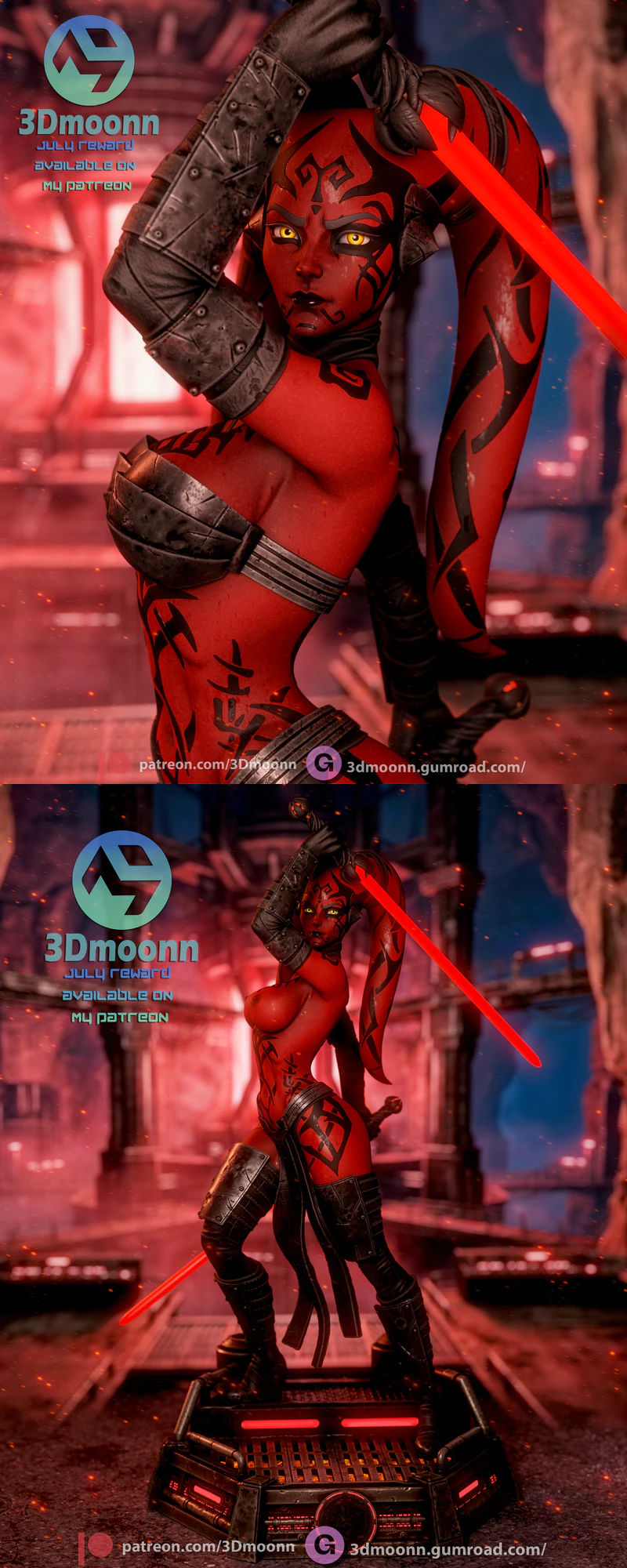 Darth Talon – Star Wars STL model for 3D printing