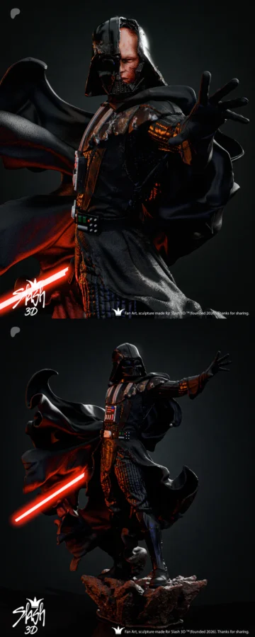 Darth Vader STL model for 3D printing