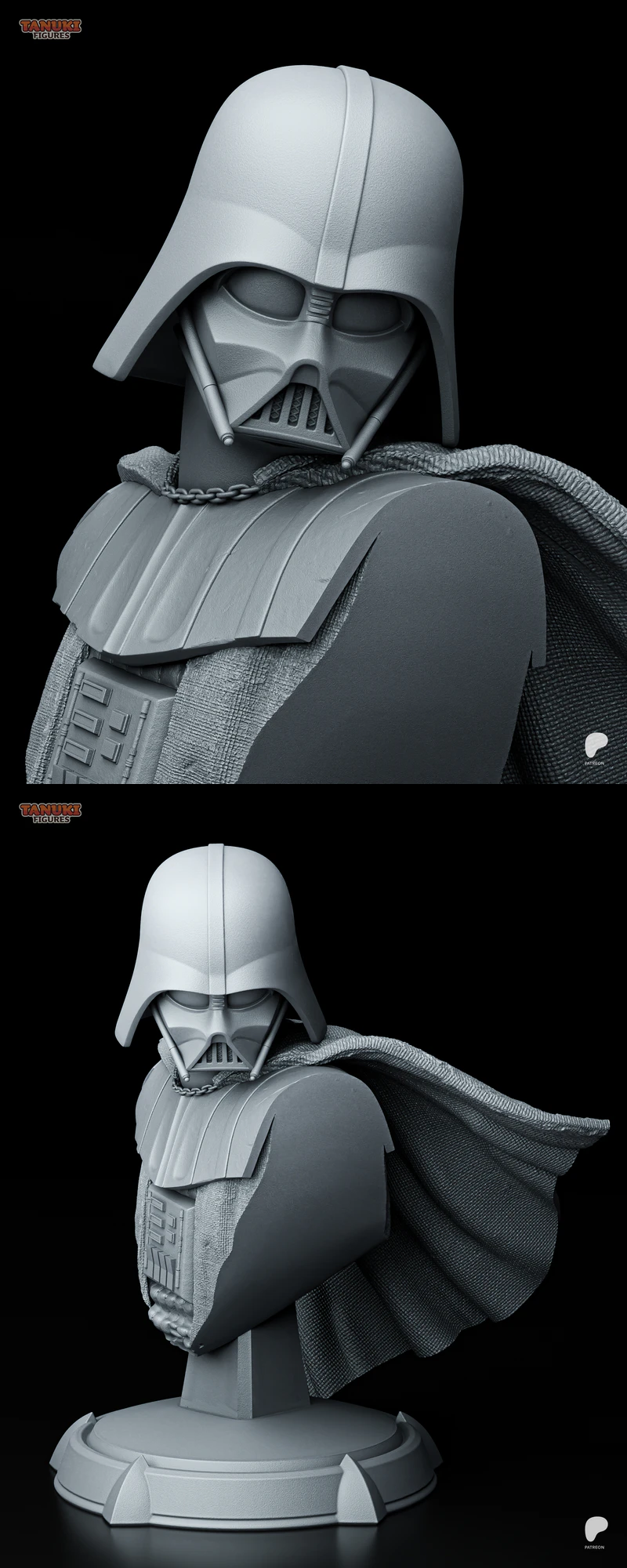 Darth Vader – Star Wars – Bust STL model for 3D printing