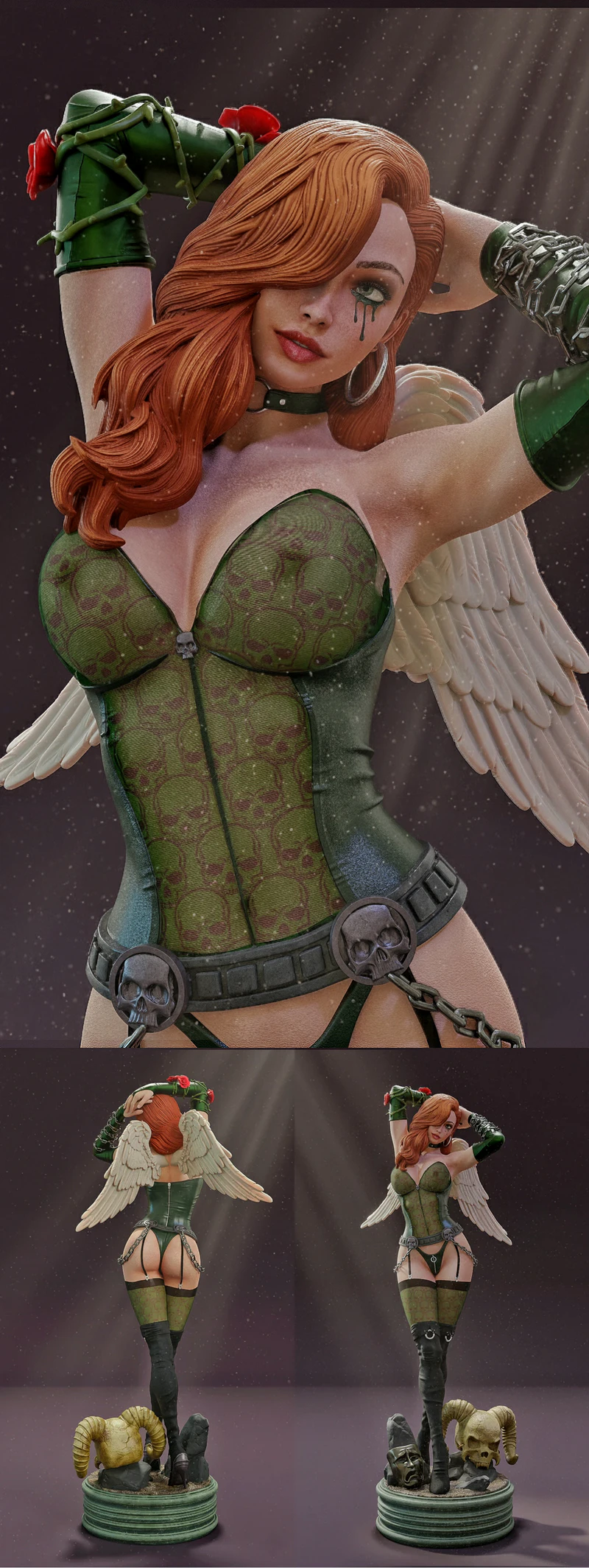 Dawn is Crying – Comic – 3D Printable STL Figure STL model for 3D printing