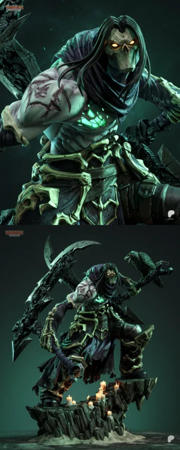 Death – Darksiders II STL model for 3D printing
