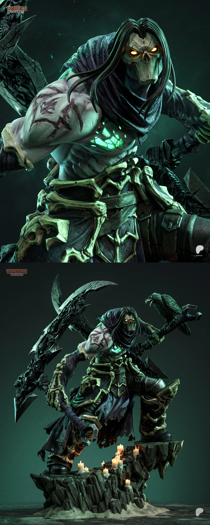 Death – Darksiders II STL model for 3D printing