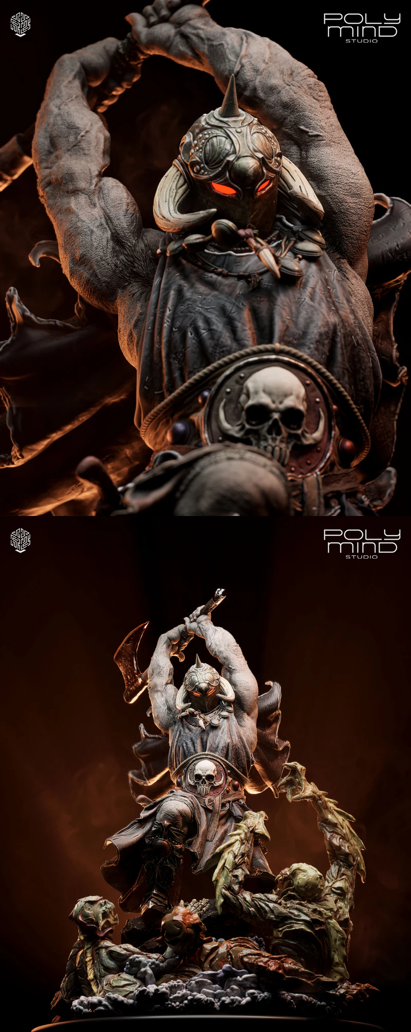 Death Dealer STL Figure for 3D Printing STL model for 3D printing