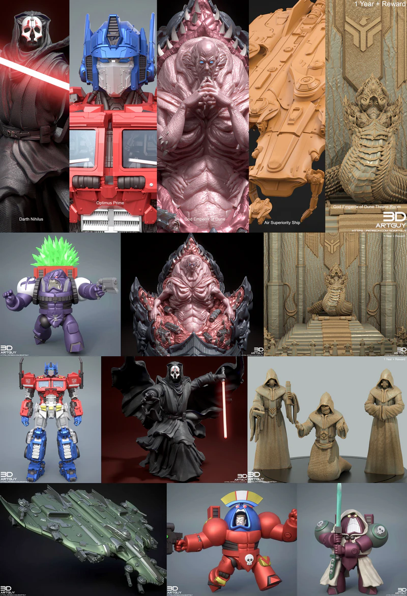 Sci Fi Alternative December 2025 STL File for 3D Printer STL model for 3D printing