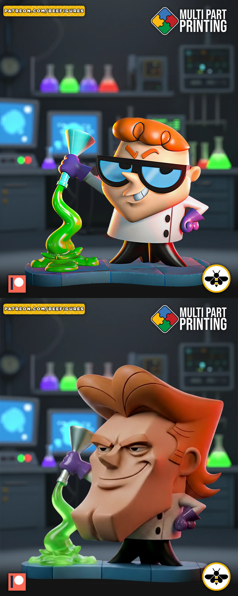 Dexter Laboratory 3D Printable STL Figure STL model for 3D printing