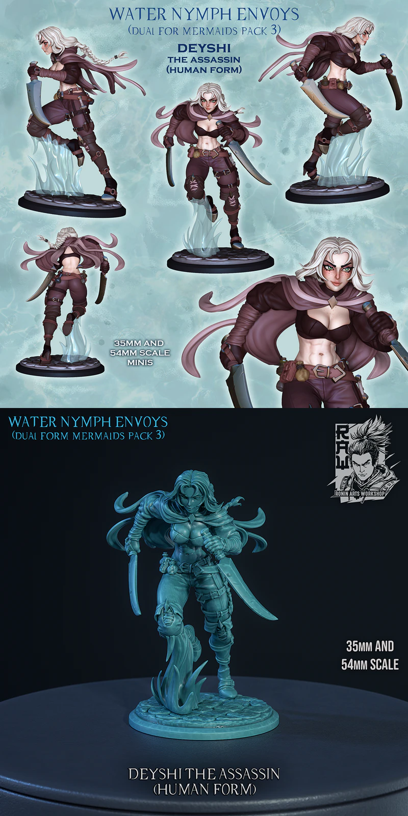 Deyshi The Assassin – Human STL model for 3D printing