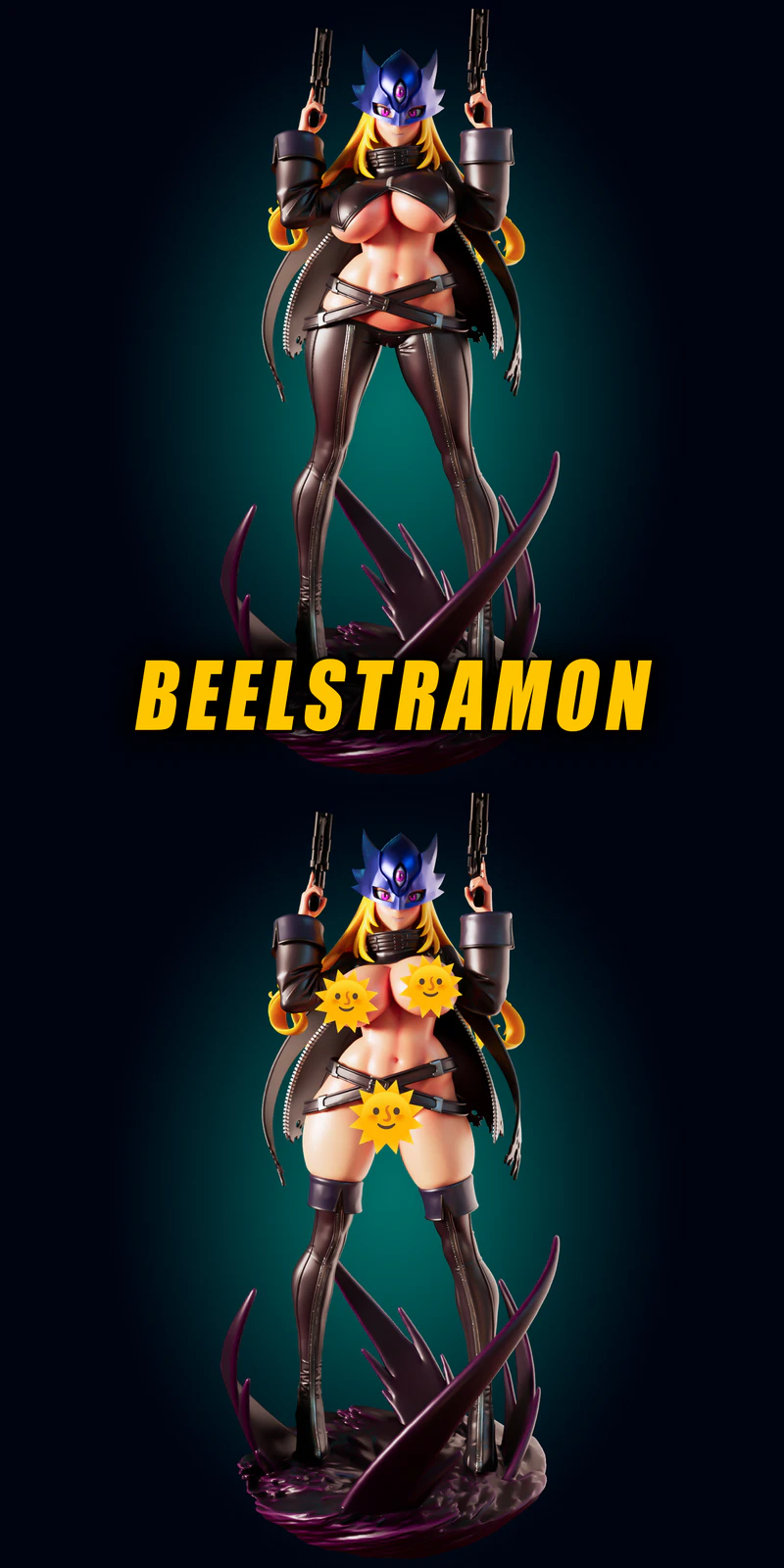 Digimon Beelstramon Tall Mommy 3D Printable Figure STL File STL model for 3D printing