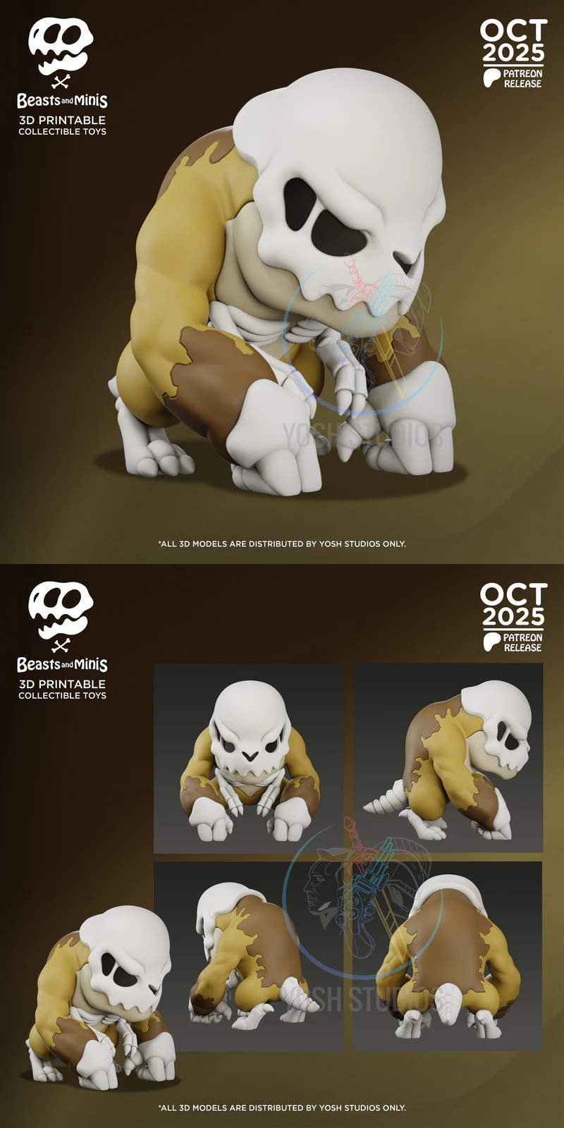 Distortus Rex 3D Printable STL Figure for Resin Printer STL model for 3D printing