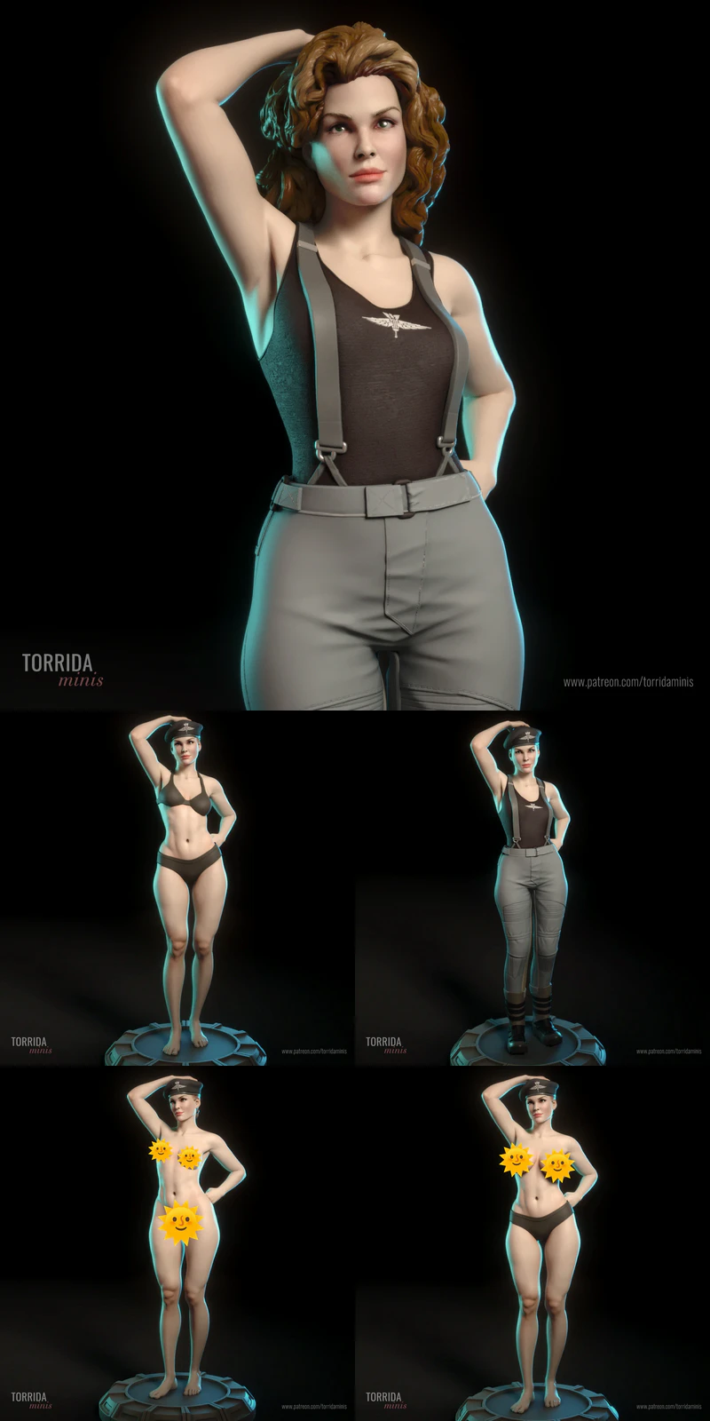 Dizzy Flores Sci-Fi 3D Printable STL Model STL model for 3D printing