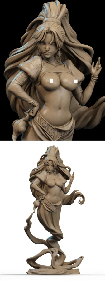 Djinn Extra STL model for 3D printing