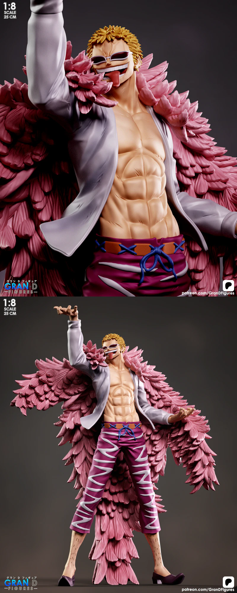 Doflamingo – One Piece STL model for 3D printing