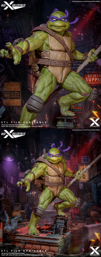 Donatello TMNT STL model for 3D printing